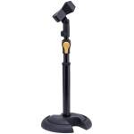 Hercules Stands MS100B PLUS Tabletop Microphone Stand Round Base With EZ Grip