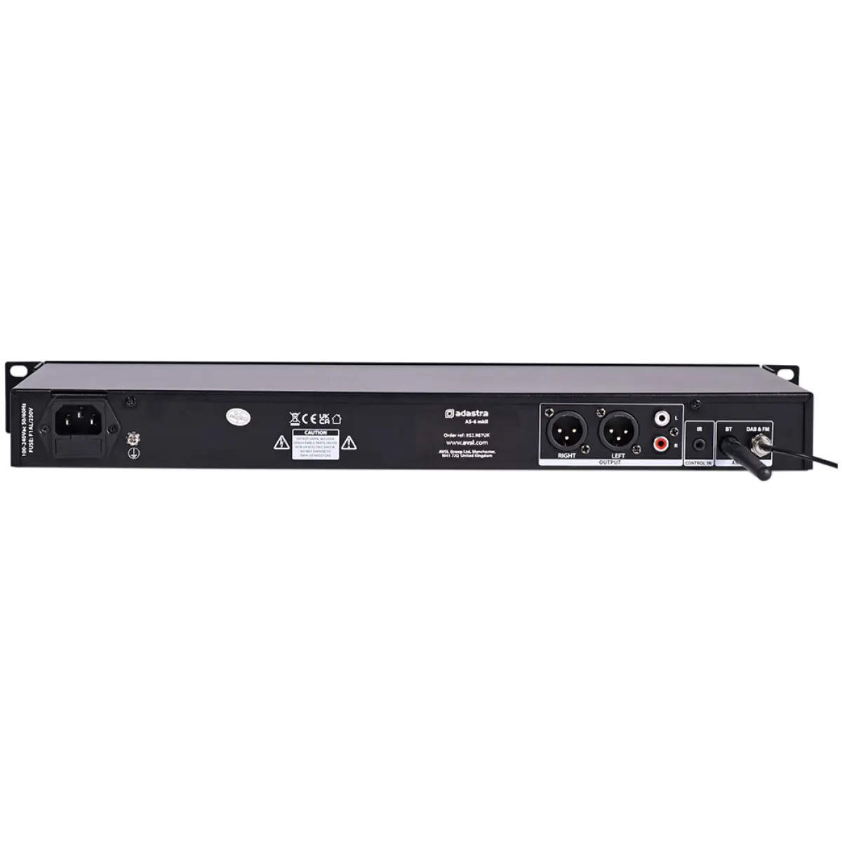 Adastra As - 6 Mk - Ii Multimedia Audio Player Cd/usb/sd/fm 1U - Image 3