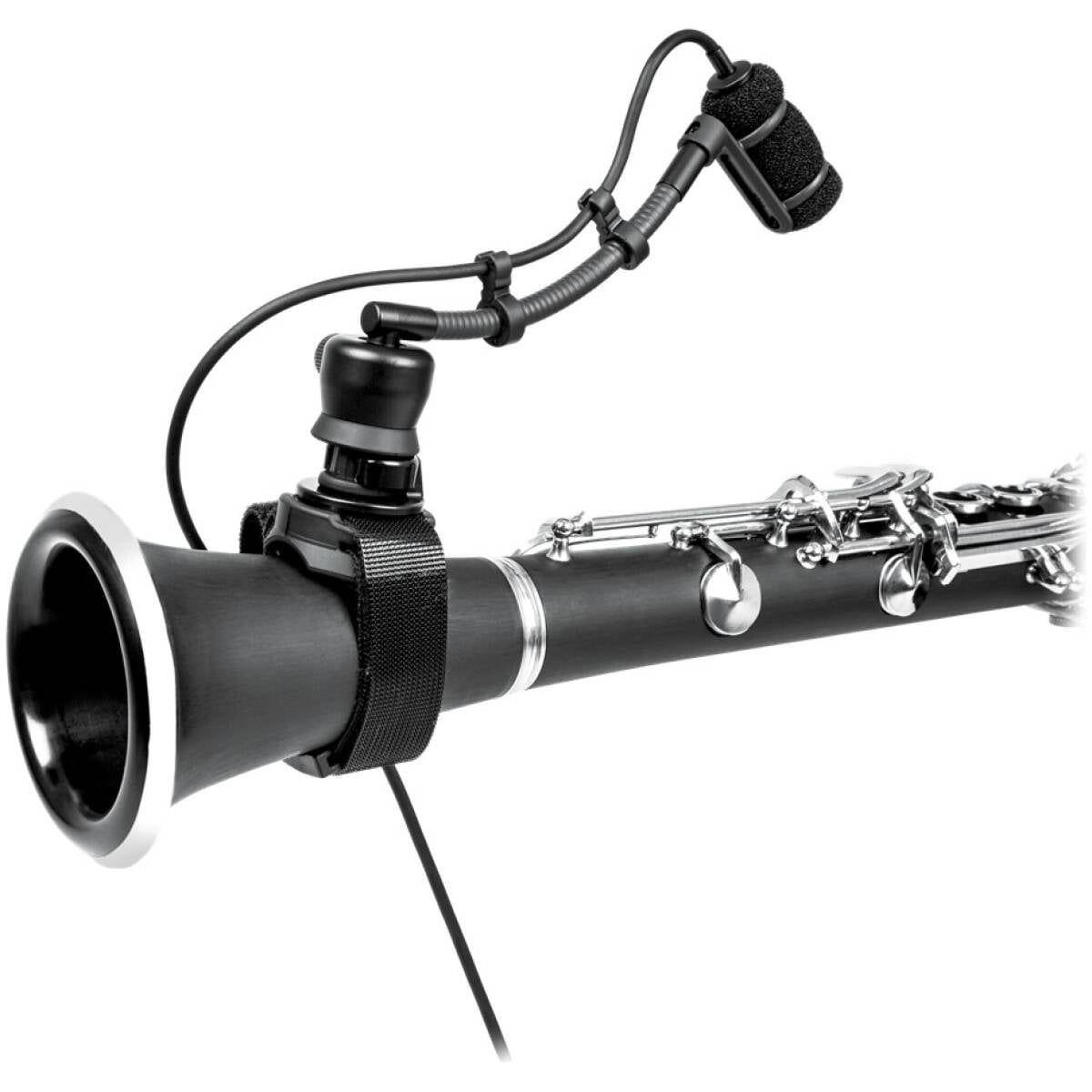 Audio-Technica ATM350W Microphone with Woodwind Mounting System - Image 5