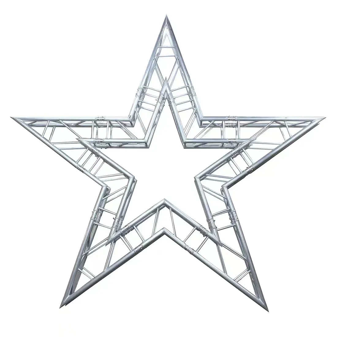 H92cd985dd773436db6aa1334c7f7c32dc.webp Imix Aluminum Star-Shaped Truss (5m) - Image 1