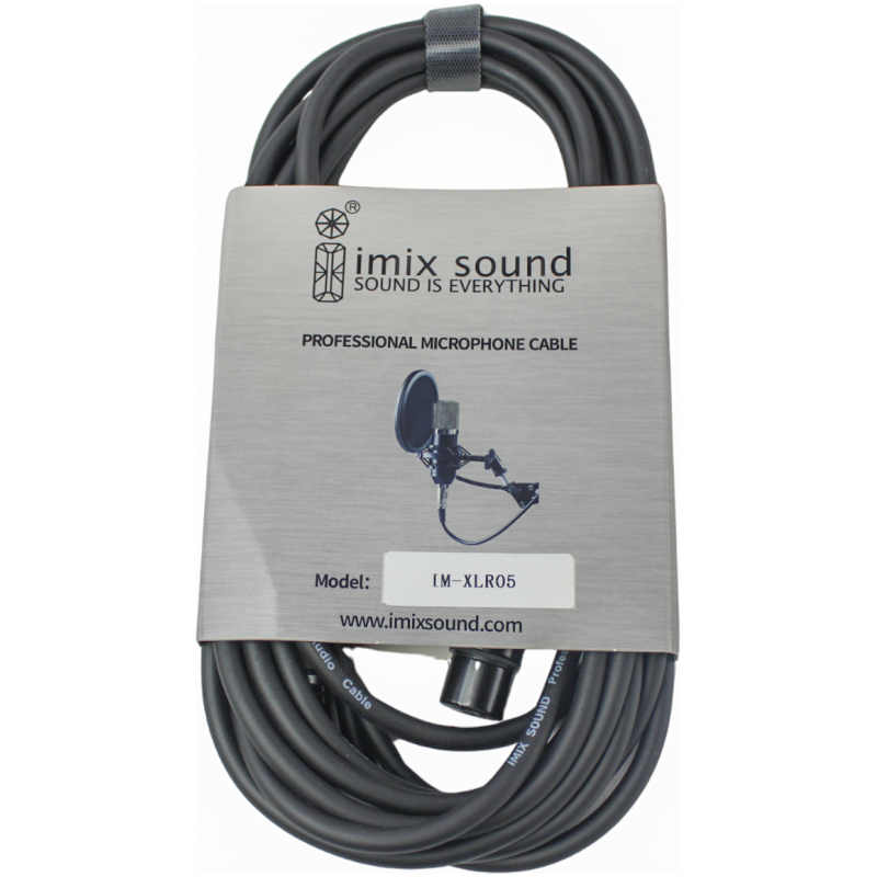 Imix 5 Meter IM-XLR05 XLR Male to XLR Female Microphone Cable