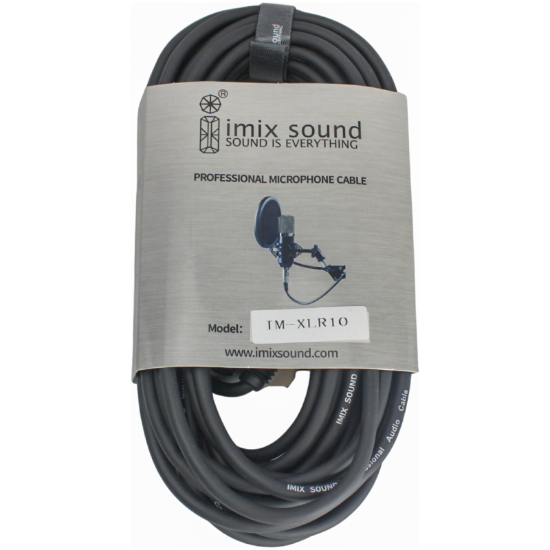 Imix 10 Meter IM-XLR10 XLR Male to XLR Female Microphone Cable