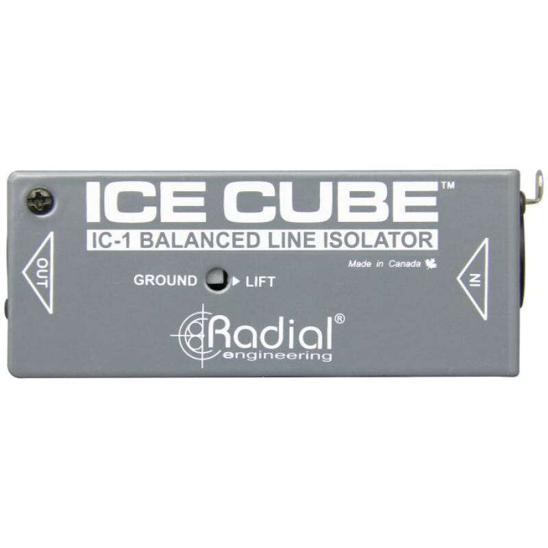 Radial Ice Cube Line Level Isolator,Passive 1 Channel Balanced With Eclipse Transfomer