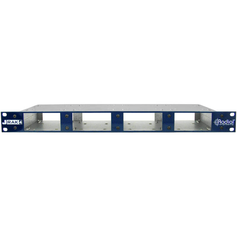 Radial JRAK 4 Rack Adaptor Houses Up To 4 DI Boxes In A Single 19 Space
