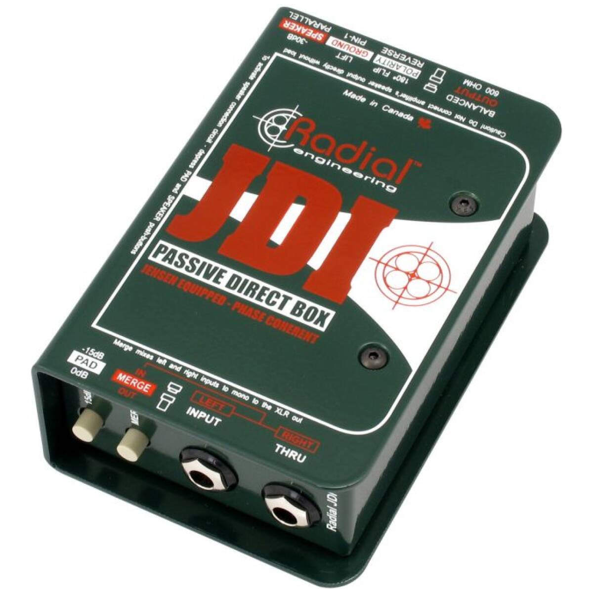 Radial JDI Passive DI For Acoustic Guitar,Bass And Keyboards - Image 5