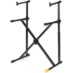 Hercules KS210B EZ-LOK Double Tier X Keyboard Stand