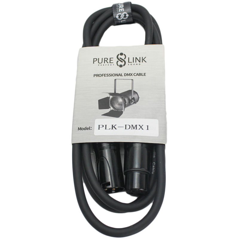 Pure Link PLK-DMX1 DMX Lighting Cable – 1.5 Meter (XLR to XLR)