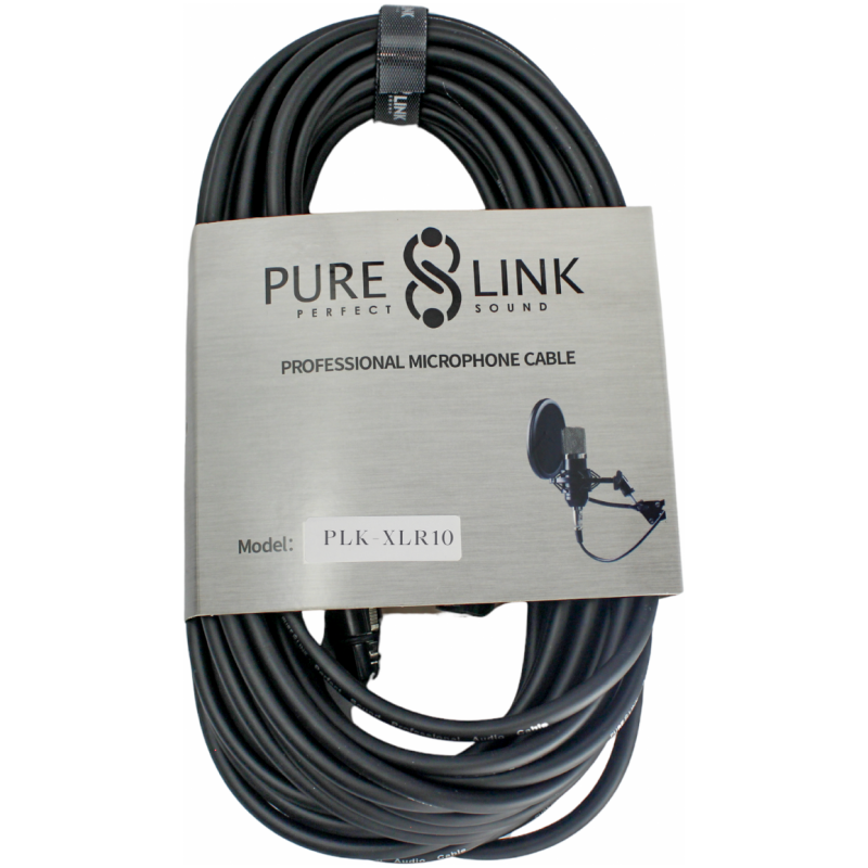 Pure Link 10 Meter PLK-XLR10 XLR Male to XLR Female Microphone Cable