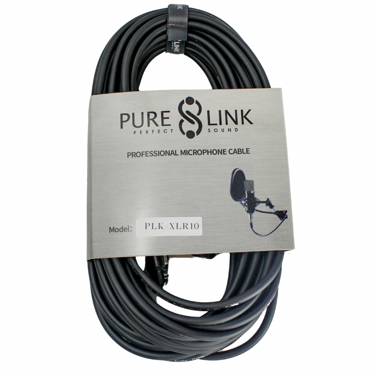 PLK-XLR10.png Pure Link 10 Meter PLK-XLR10 XLR Male to XLR Female Microphone Cable - Image 1