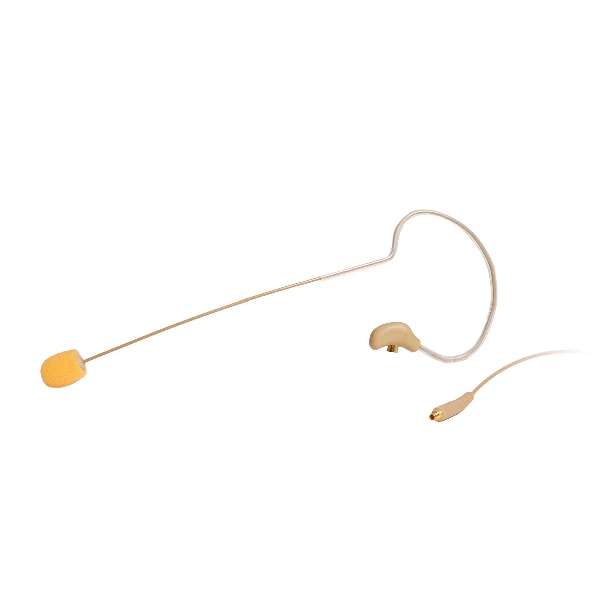 Plus-Audio-Earset-microphone---single-ear-_beige (1) Plus Audio PLU-EMS1-BE Earset Microphone-Single Ear (Beige ) - Image 1