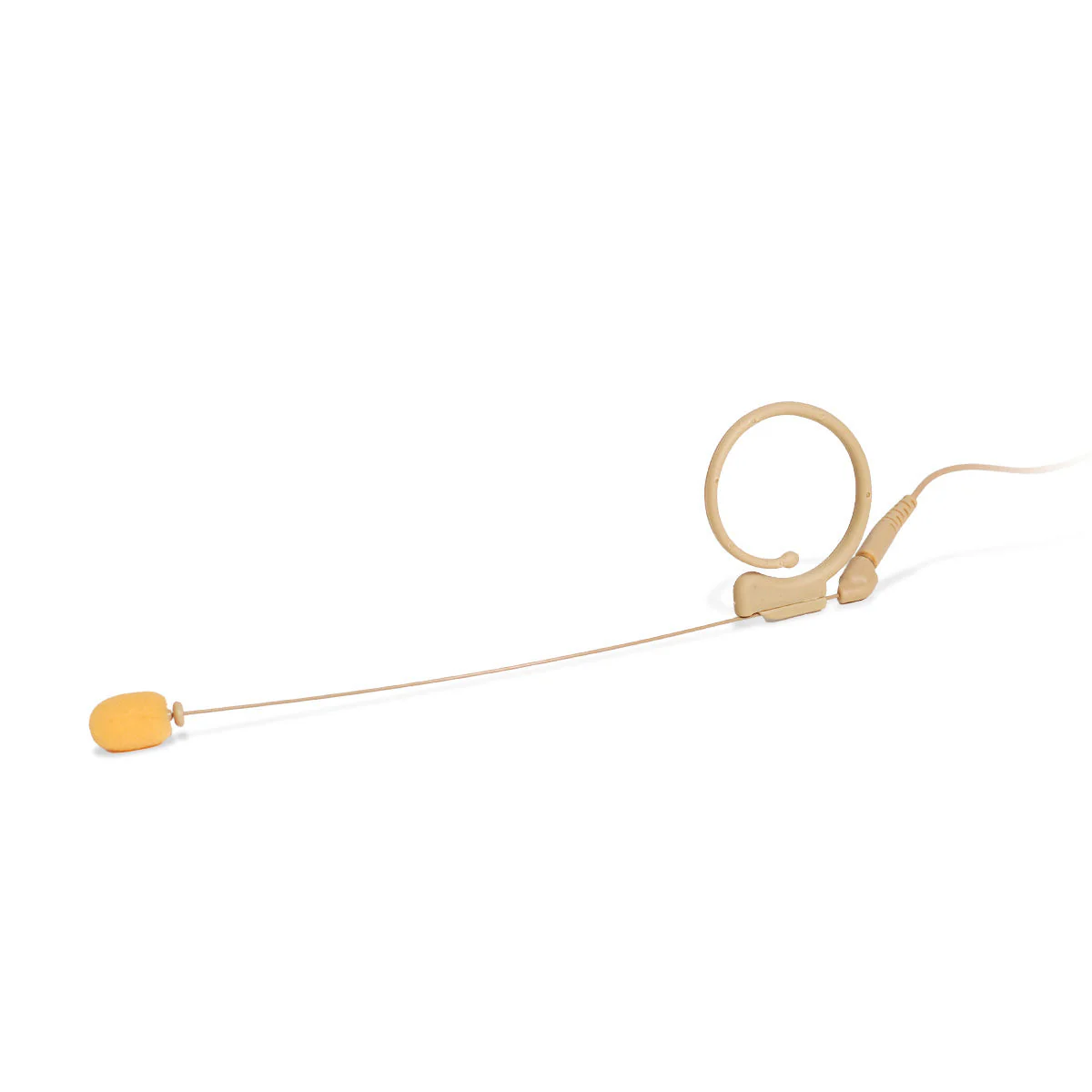 Plus-Audio-Headband-microphone-system---single-ear-_Beige_cable Plus Audio PLU-HMS1-BE Headband Microphone System Single Ear Beige - Image 1