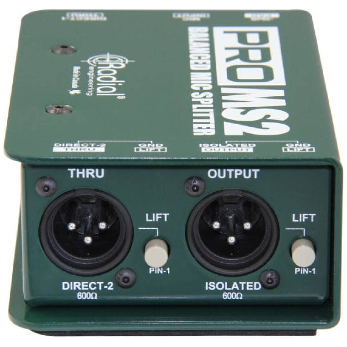 Radial ProMS2 Mic Splitter ,Passive ,1 Input ,2 Direct Out & 1 Eclipse Isolated Output - Image 2
