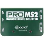 Radial ProMS2 Mic Splitter ,Passive ,1 Input ,2 Direct Out & 1 Eclipse Isolated Output