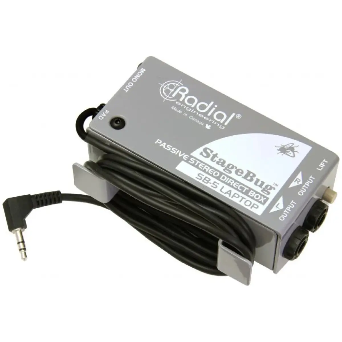 Radial Stagebug SB-5 Laptop Compact Stereo DI For Computers - Image 3