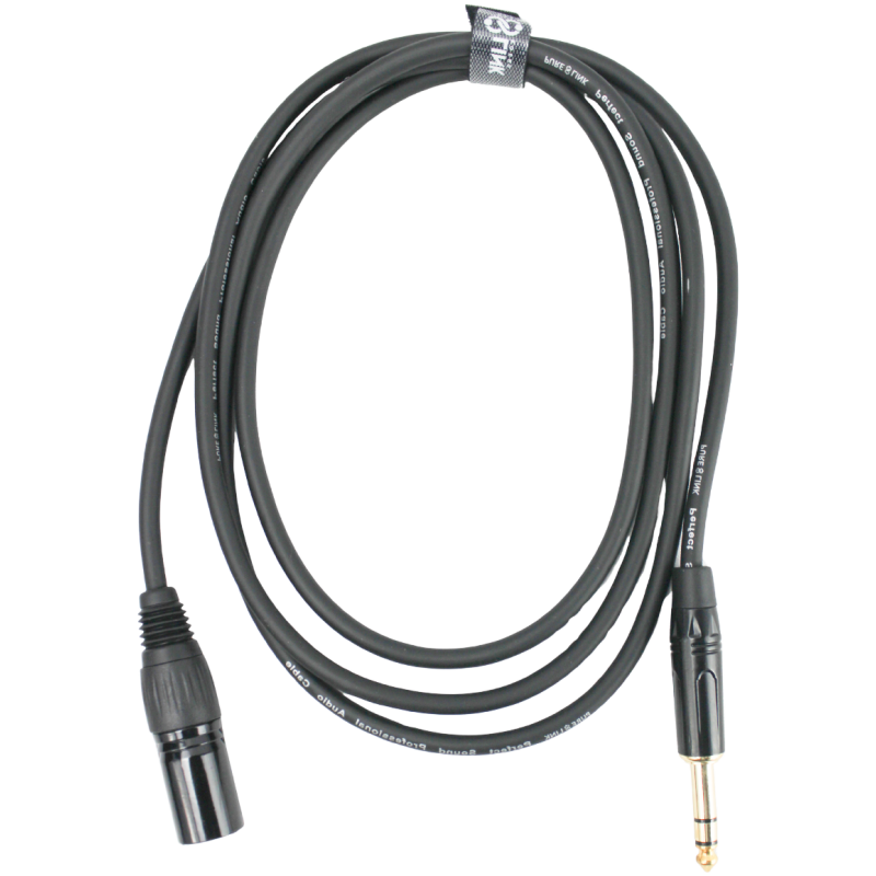 Pure Link PLK-XLRM-JACK XLR Male to Stereo Jack Cable – 1.8 Meter