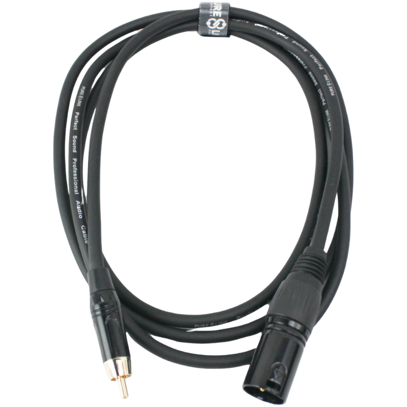 Pure Link PLK-XLRM-RCA XLR Male to RCA Audio Cable – 1.8 Meter