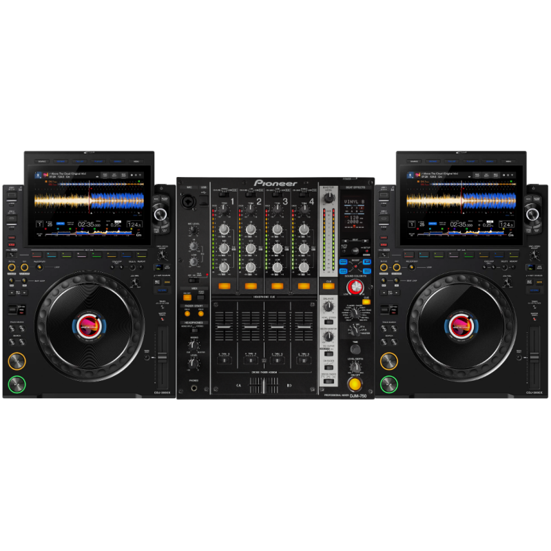 AlphaTheta CDJ-3000X & DJM-750MK2 Bundle