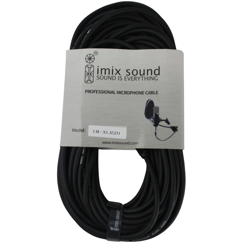 Imix 20 Meter IM-XLR20 XLR Male to XLR Female Microphone Cable
