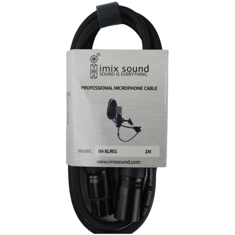 Imix 1 Meter IM-XLR01 XLR Male to XLR Female Microphone Cable