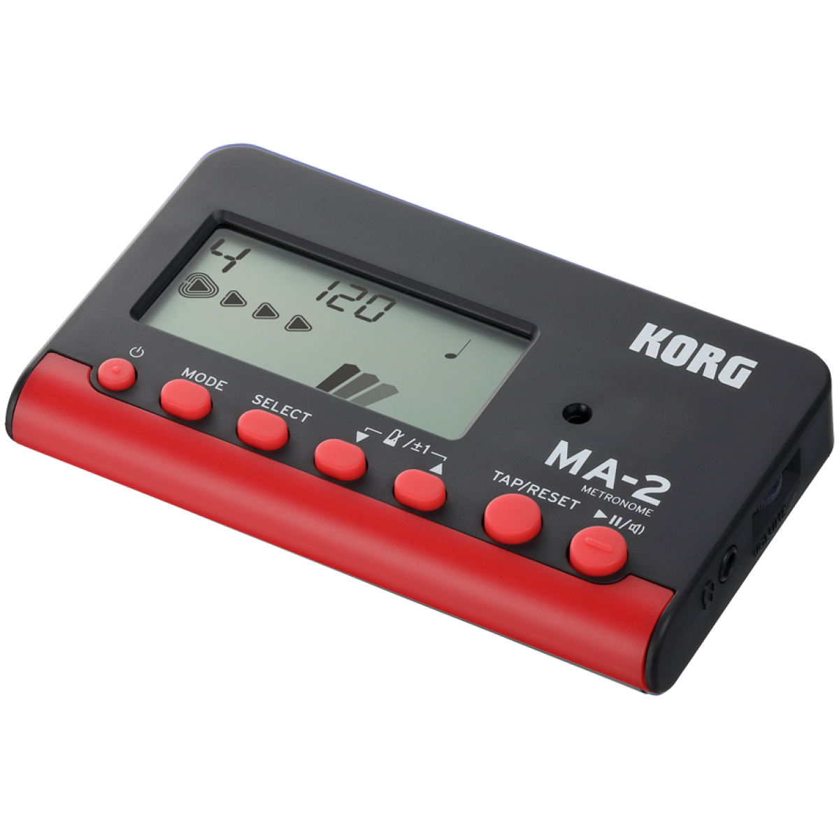 Korg MA-2 Digital Metronome – Black/Red (MA-BKRD) - Image 3