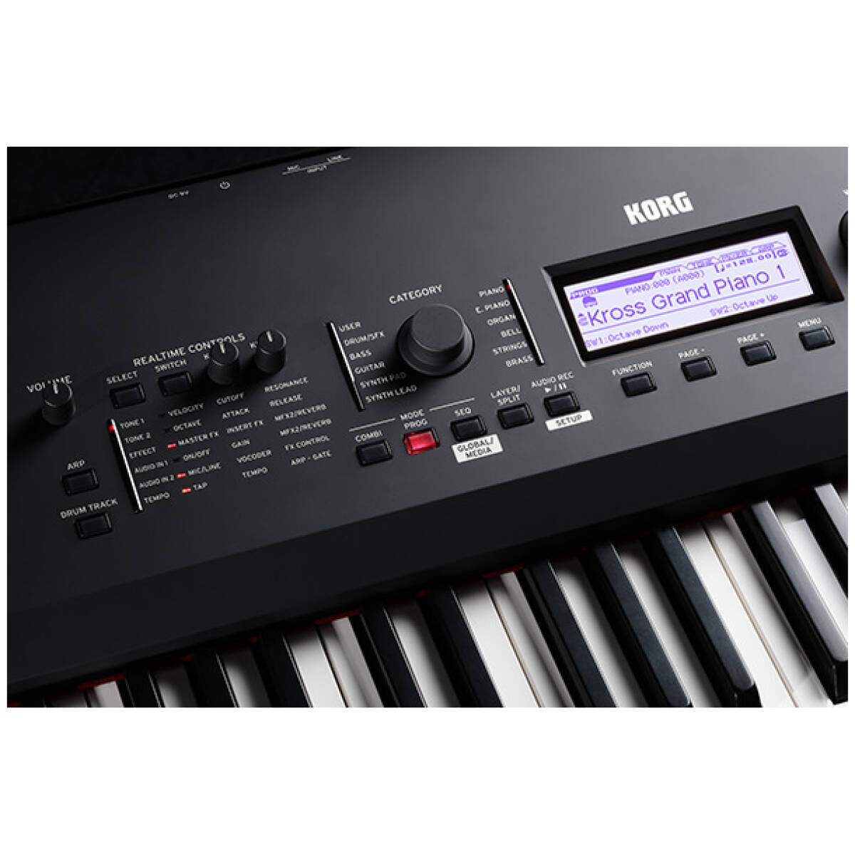 Korg KROSS 2-88 MB Synthesizer Workstation – Matte Black - Image 3