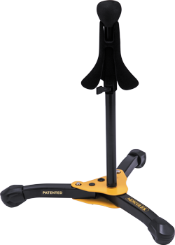 ds531bb_1 Hercules Stand DS531BB Soprano Sax/ Flugelhorn Stand w/ Bag - Image 1