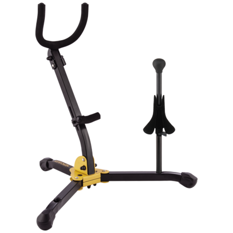 Hercules Stand DS533BB 1 Alto/Tenor Sax And 1 Soprano Sax Stand w/ Bag