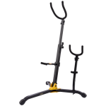 Hercules Stand DS536B 1 Baritone Sax And Alto/Tenor Sax Stand