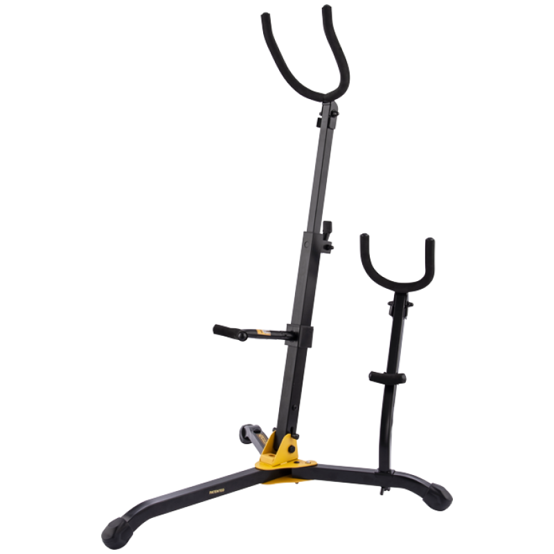 Hercules Stand DS536B 1 Baritone Sax And Alto/Tenor Sax Stand