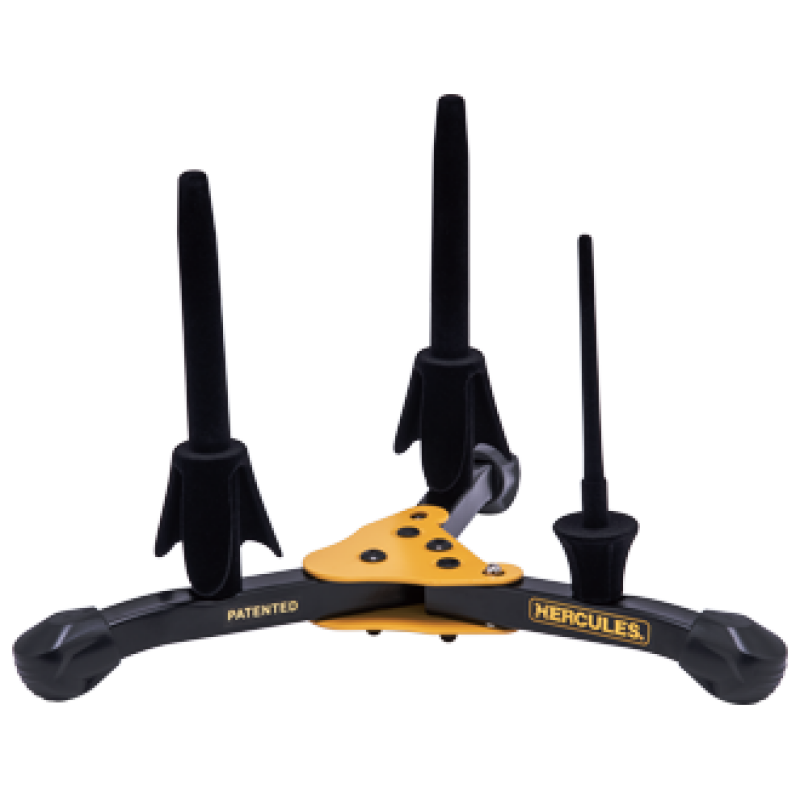 Hercules Stand DS543BB 2 Clarinet/Flute And 1 Piccolo Stand w/Bag