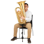 Hercules Stand DS553B Tuba/Euphonium Performer Stand - Image 5