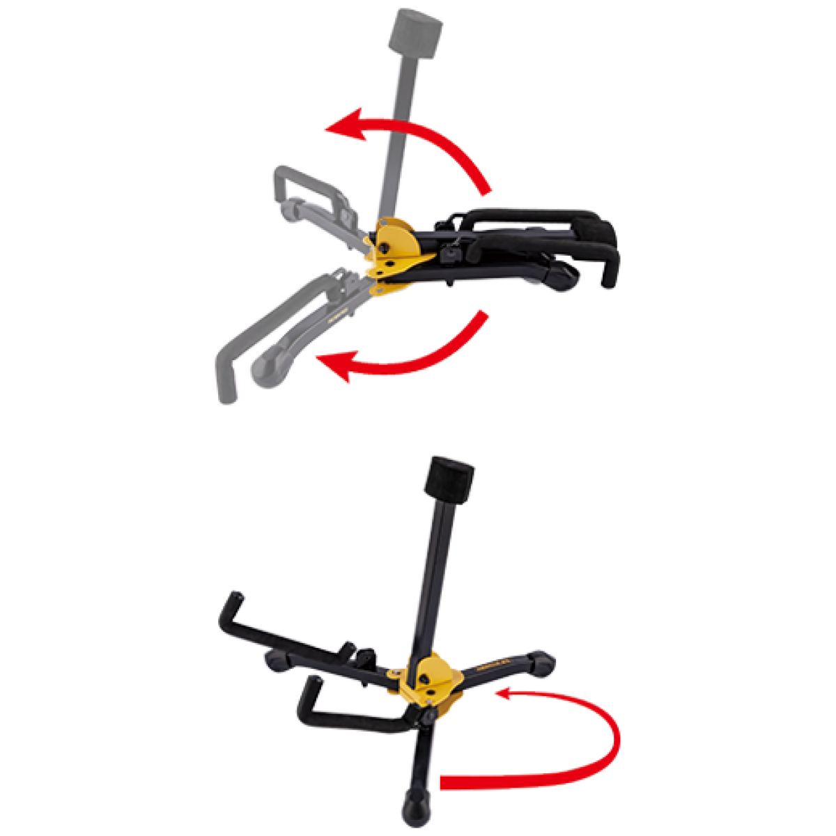 Hercules Stand GS401BB Mini Acoustic Guitar Stand w/ Bag - Image 5