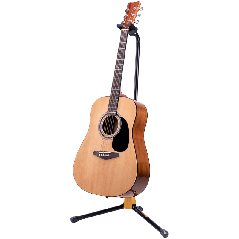 Hercules Stand GS412B PLUS Auto Grip Guitar Stand w/ Foldable Backrest
