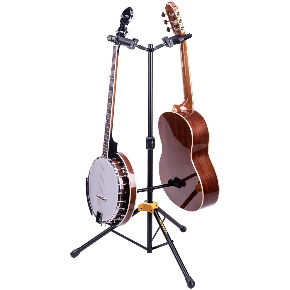 Hercules Stand GS422B PLUS Auto Grip Duo Guitar Stand w/ Foldable Backrest - Image 2