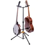 Hercules Stand GS422B PLUS Auto Grip Duo Guitar Stand w/ Foldable Backrest - Image 2