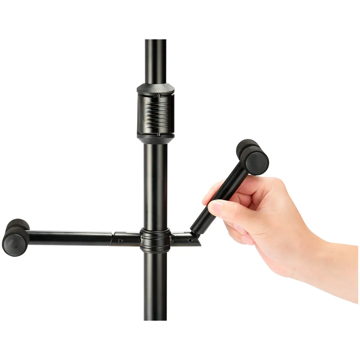 Hercules Stand GS422B PLUS Auto Grip Duo Guitar Stand w/ Foldable Backrest - Image 5