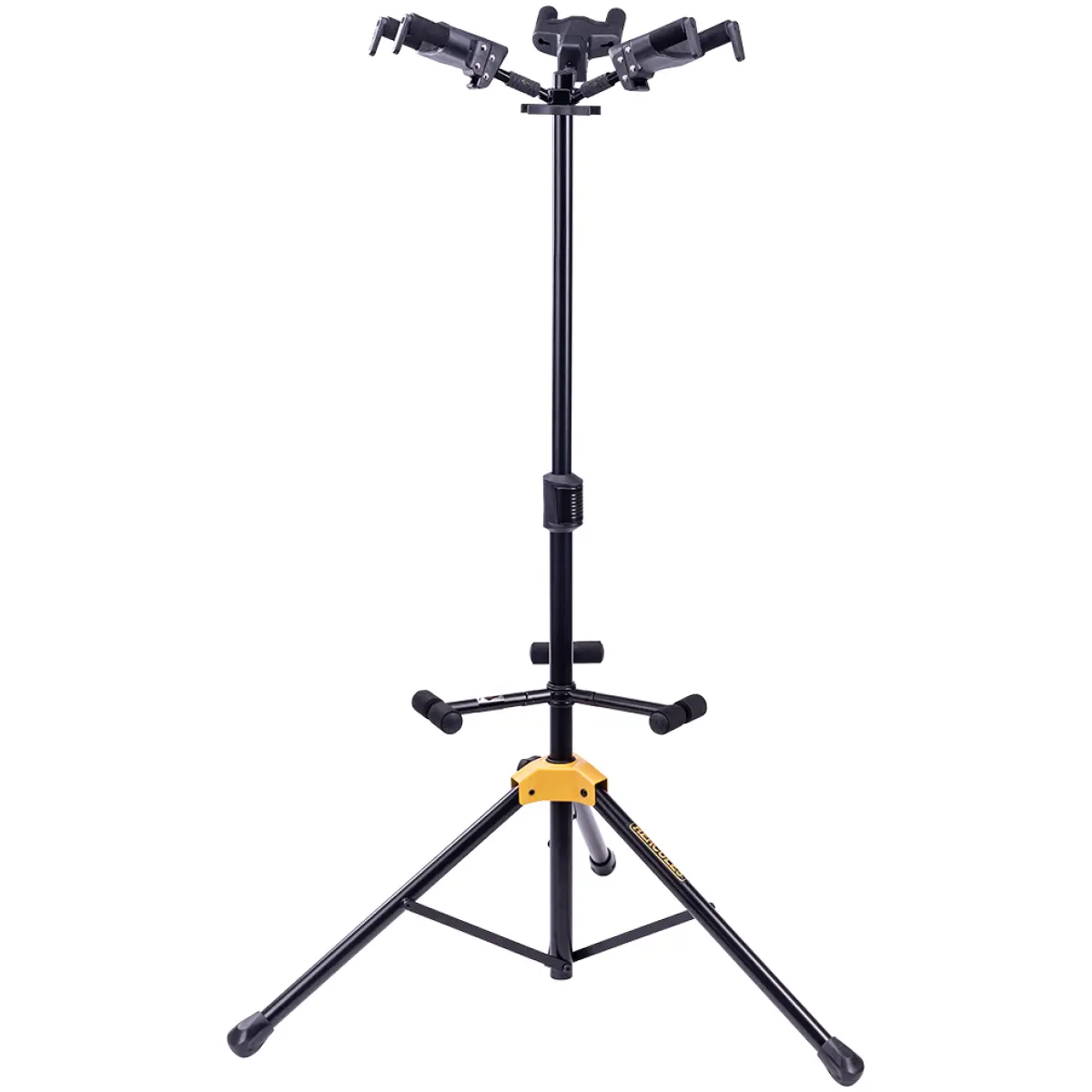 Hercules Stand GS432B PLUS Auto Grip Tri Guitar Stand w/ Foldable Backrest - Image 2