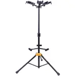 Hercules Stand GS432B PLUS Auto Grip Tri Guitar Stand w/ Foldable Backrest - Image 2
