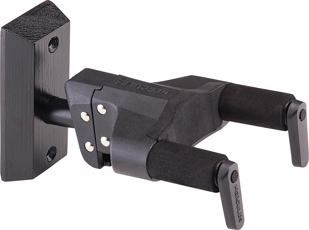gsp38wbk-plus_2 Hercules Stand GSP38WBK PLUS Auto Grip Guitar Hanger For Wall Mount - Image 1