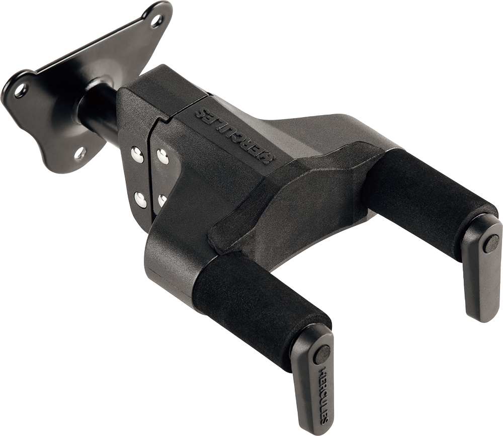 gsp39wb-plus_6 Hercules Stand GSP39WB PLUS Auto Grip Guitar Hanger For Wall Mount w/ Steel Base - Image 1