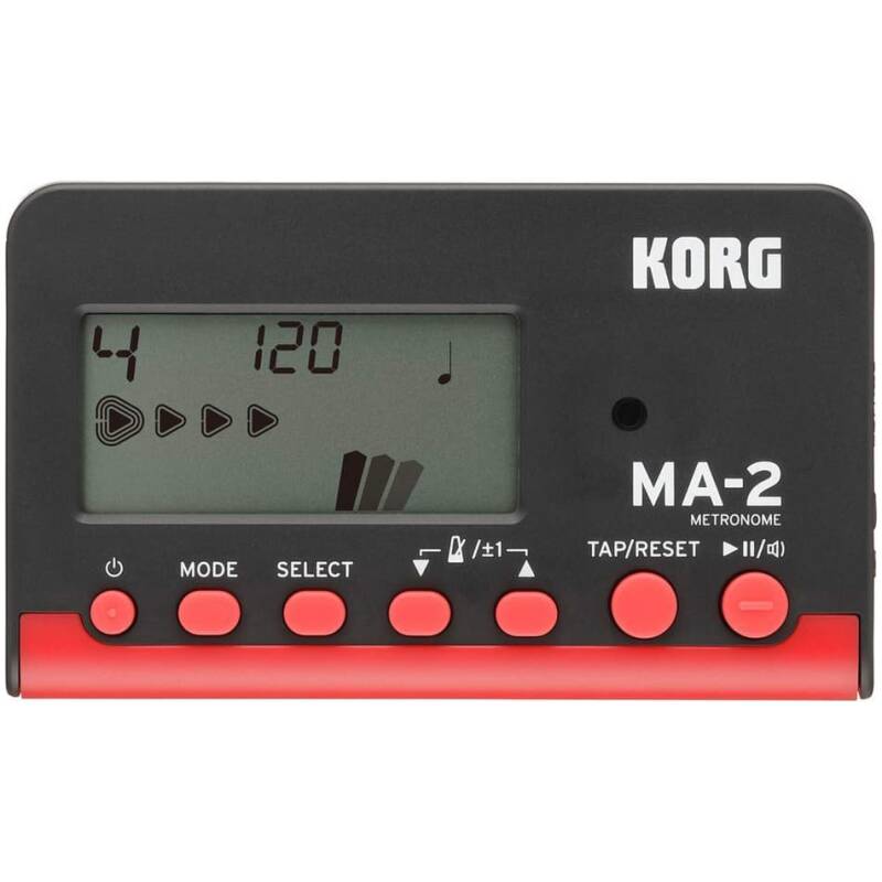 Korg MA-2 Digital Metronome – Black/Red (MA-BKRD)