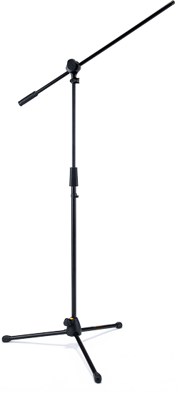 ms432b_1 Hercules Stands MS432B Stage Series Quick Turn Tripod Mic Stand With 2 in 1 Boom - Image 1