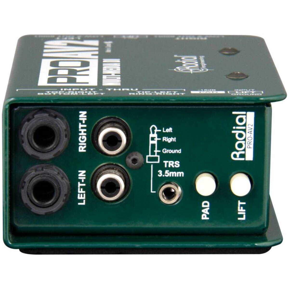 Radial ProAV2 Passive For AV,2 Channels With RCA,3.5mm And XLR Input - Image 3