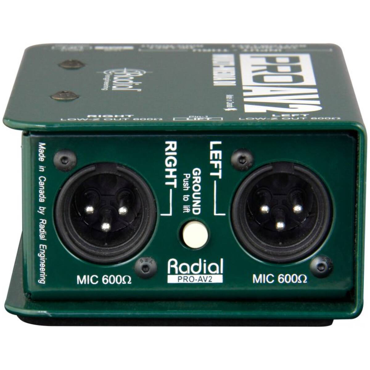 Radial ProAV2 Passive For AV,2 Channels With RCA,3.5mm And XLR Input - Image 2