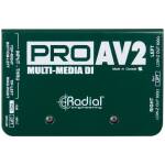 Radial ProAV2 Passive For AV,2 Channels With RCA,3.5mm And XLR Input