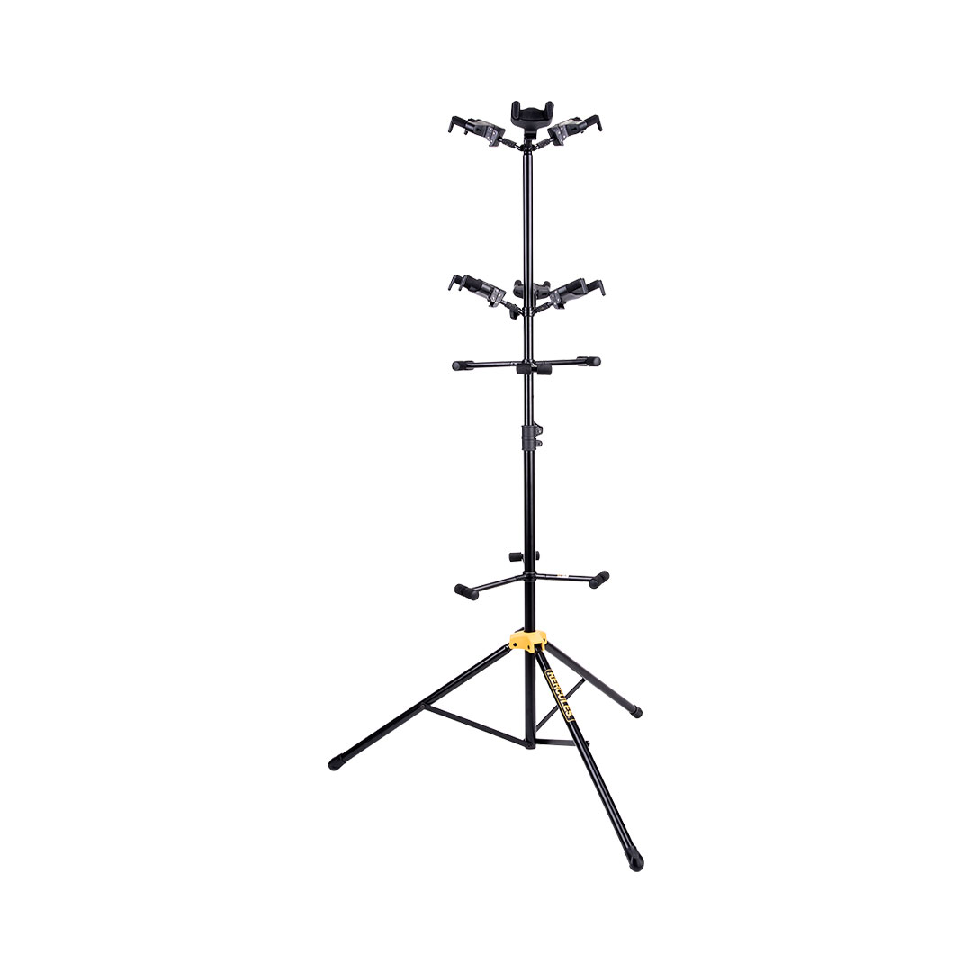 staher019 Hercules GS526BPLUS 6 PC Auto Grip Guitar Stand - Image 1