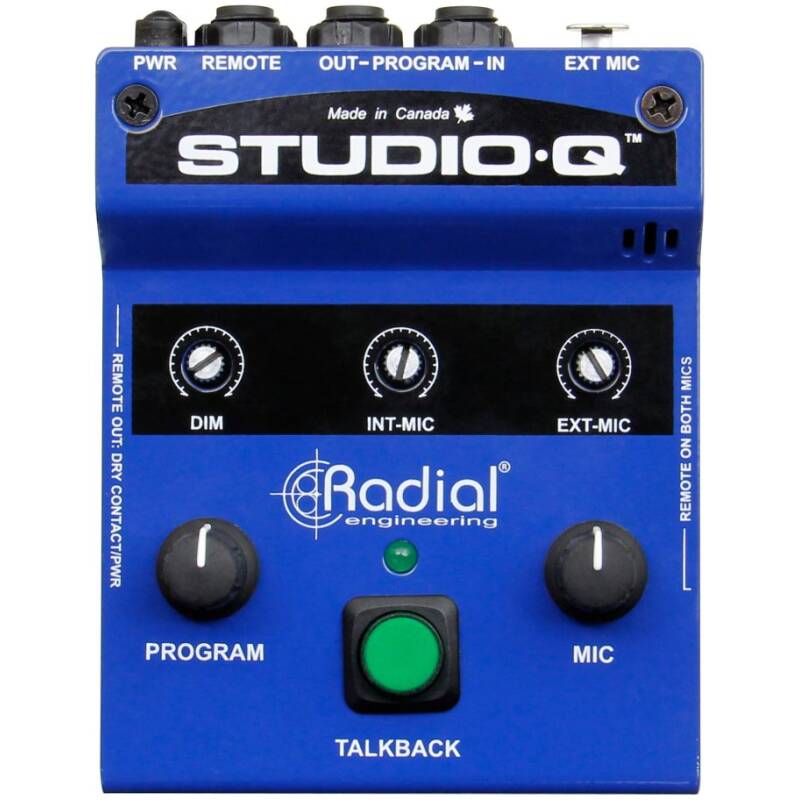Radial StudioQ Studio Talkback With Built-In-Mic