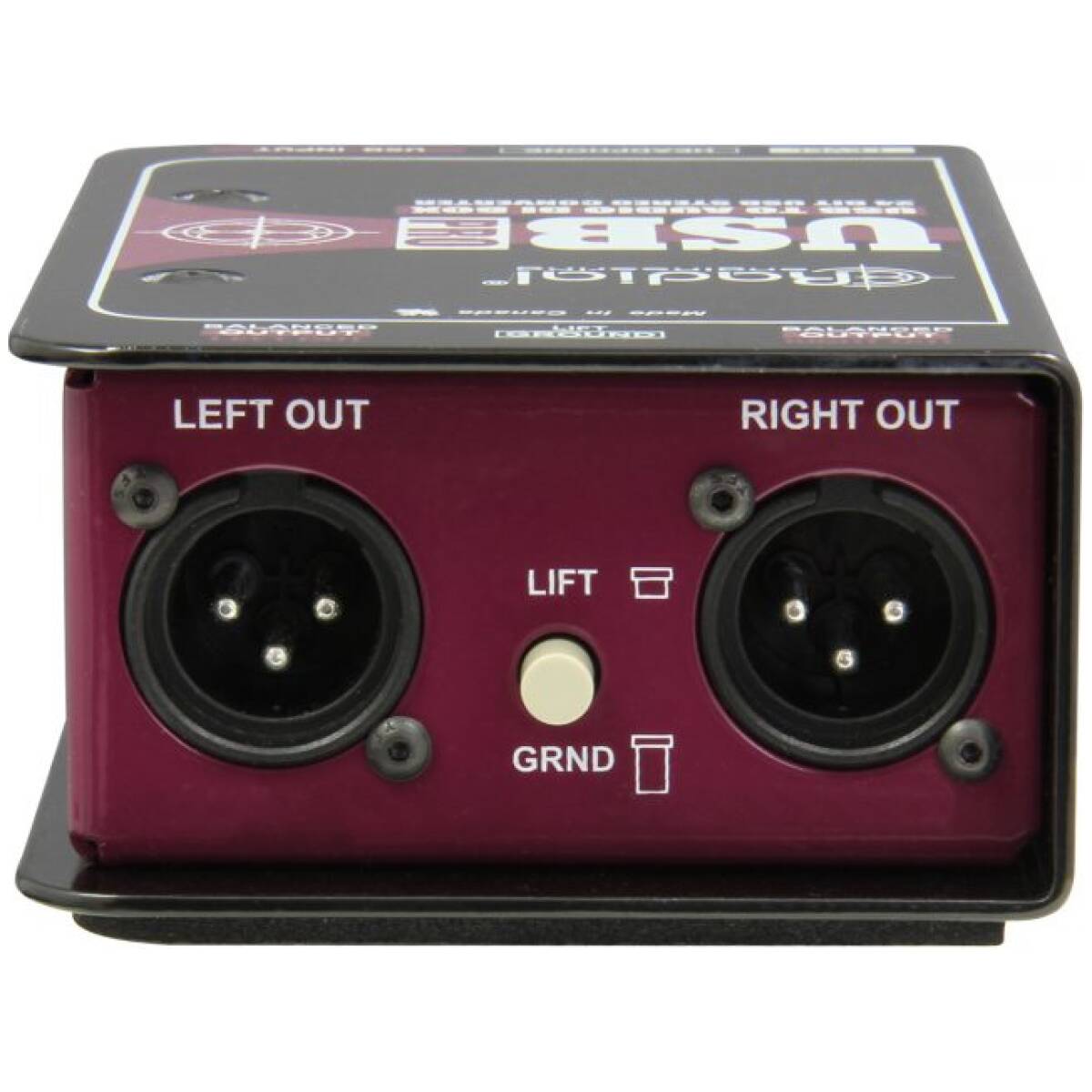 Radial USB-Pro Digital USB DI For Laptops,24/96 With Headphone Amp & Isolation Outs - Image 3