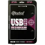 Radial USB-Pro Digital USB DI For Laptops,24/96 With Headphone Amp & Isolation Outs