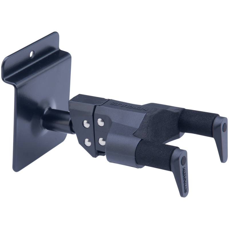 Hercules Stands USP10SB Auto Grip ukulele hanger For Slat Wall Short Arm